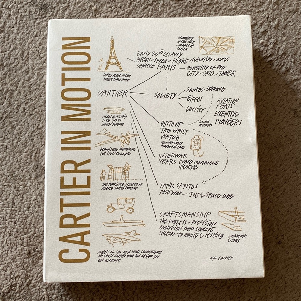 Book cartier in motion